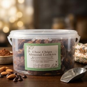 Choc Chips Almond Cookies
